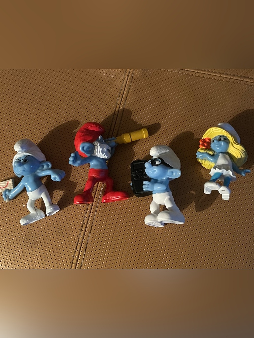Smurfs.2011.2013. McDonalds. PopaSmurfetteGrouchyBrainy